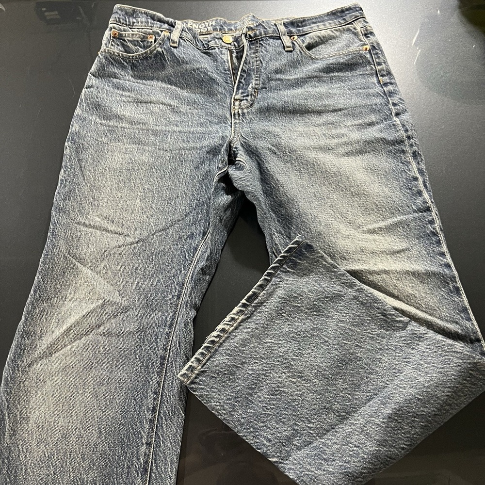 J. Crew Jeans Women's‎ Size 31P Light Wash Full Length Boot Cut Re-imagined
